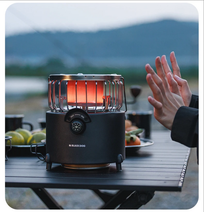 ブラックドッグ ミニキャンプヒーター モバイルストーブガスヒーター BLACKDOG HEATING STOVE