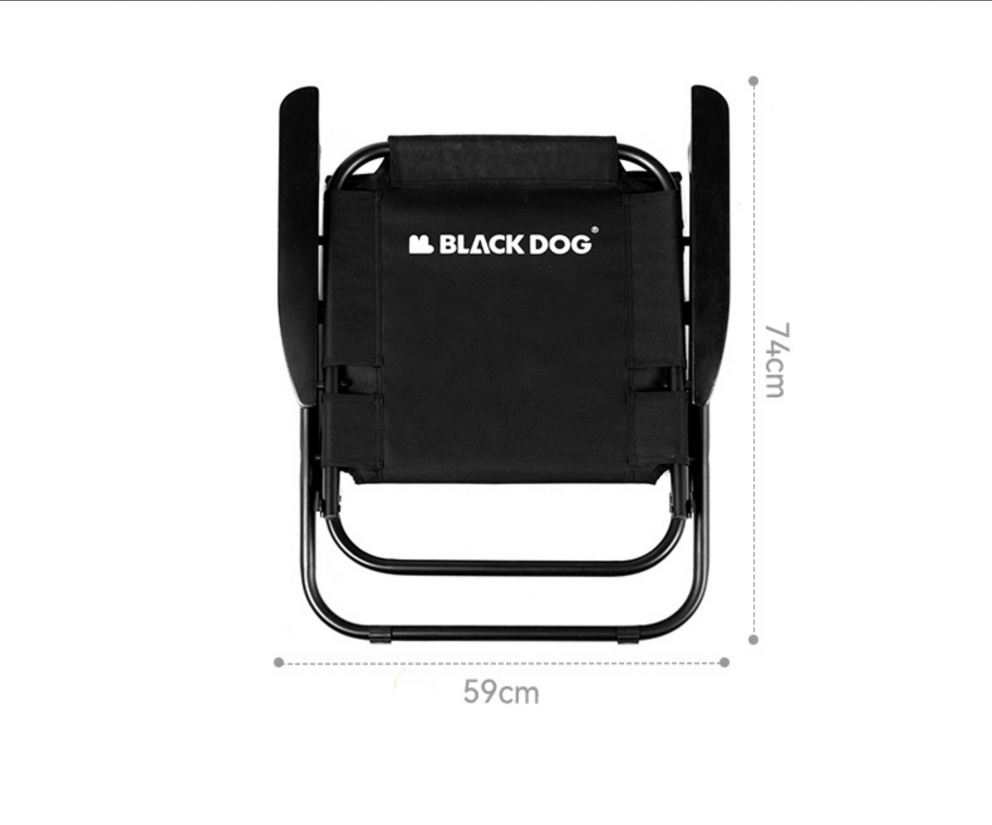 BLACKDOG Black Dog Single Folding Chair CBD2300JJ018