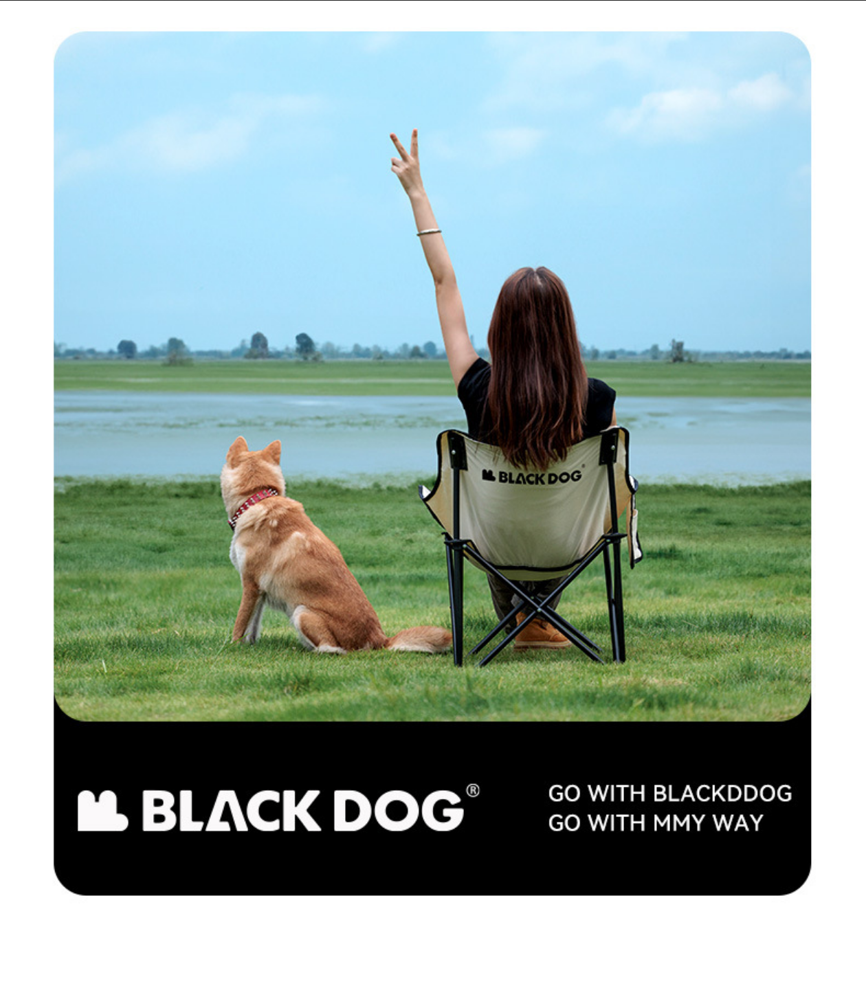 BLACKDOG Floating Moon Chair Folding Chair CBD2300JJ020 CBD2300JJ018