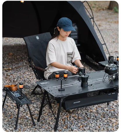 山趣（ShineTrip） ST-05シリーズ Horn Peak キャンドルホルダー（単品／3点ベース ライトアレイ）A542 ブラック