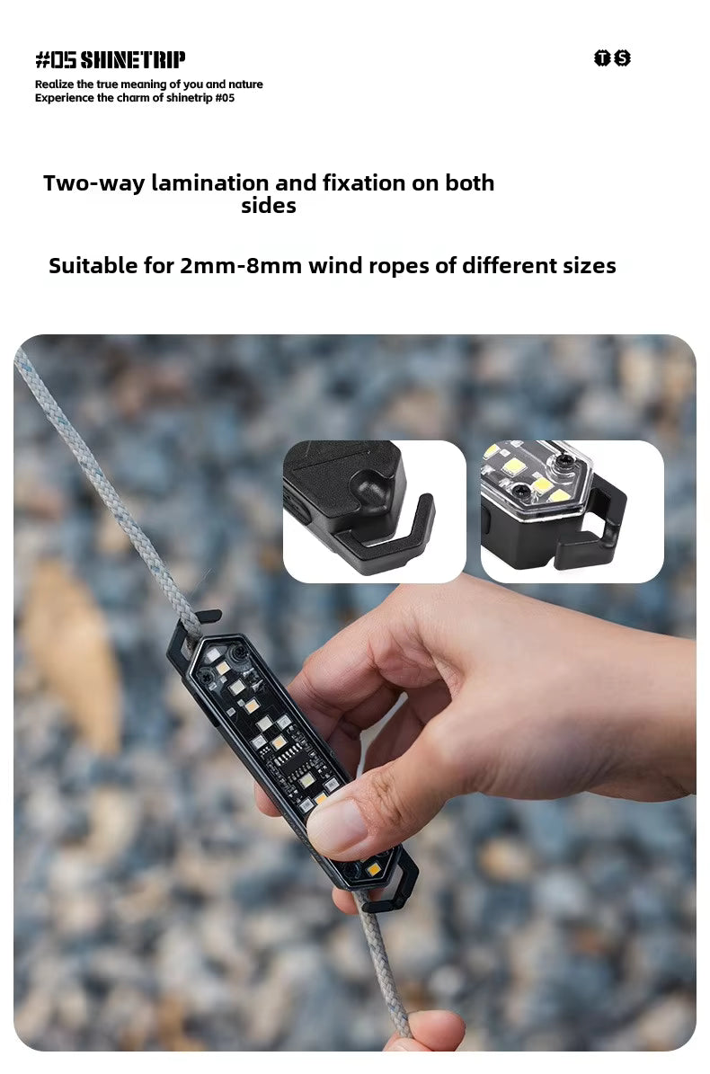 山趣（ShineTrip） ST-05シリーズ 風ロープ警告ライト（ウィンドロープ・ワーニングライト）