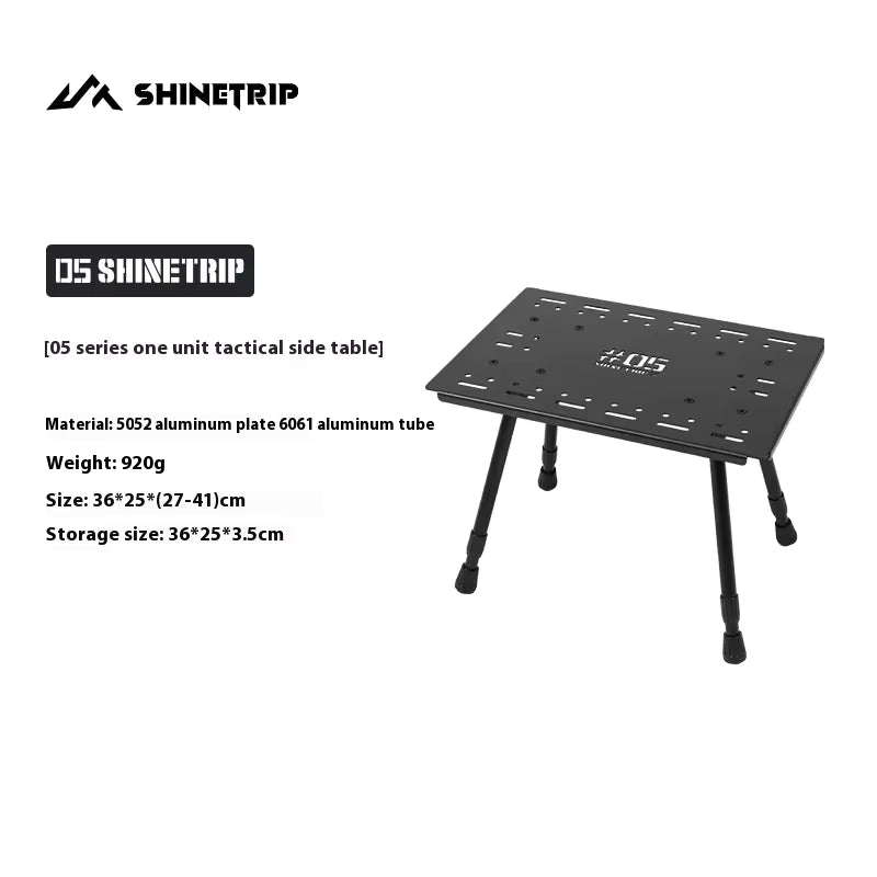 山趣（やましゅみ） SHINETRIP シャイントリップ #05 Series 1-Unit Tactical Stool & Tactical Side Table ワンユニット タクティカル スツール／サイドテーブル（A496-A00 / A496-T00）