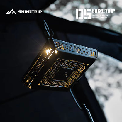 山趣（ShineTrip） ST-05シリーズ ピラミッドランプシェード（ブラック）