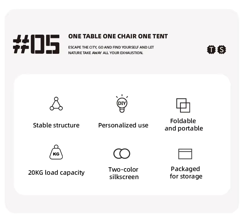 山趣（やましゅみ） SHINETRIP シャイントリップ #05 Series Tactical Skateboard Table System タクティカル スケートボードテーブル システム（A503-H00 / A503-H01 / A503-H02 / A503-H03 / A503-H11 / A503-K0S / A503-K0M / A503-K0L）