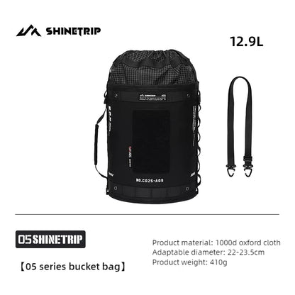 山趣（ShineTrip） #05シリーズ タクティカル アイスバケットバッグ＆バケットバッグ（5L／12.9L）