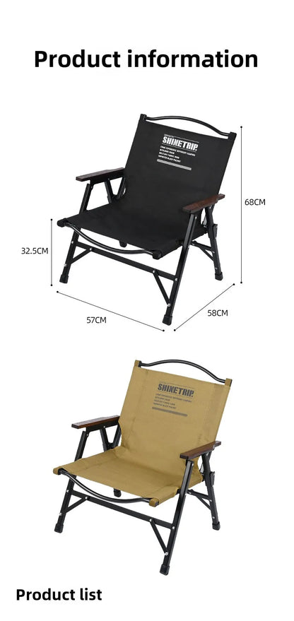 山趣（やましゅみ） SHINETRIP シャイントリップ #05 Series Kermit Chair カーミットチェア風 フォールディングチェア（A468-H00 / A468-T00）