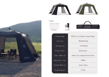 山趣（やましゅみ）／SHINE TRIP Outdoors（シャイン・トリップ アウトドアーズ）#05 オートドームキャノピー｜自動展開式キャノピーシェルター