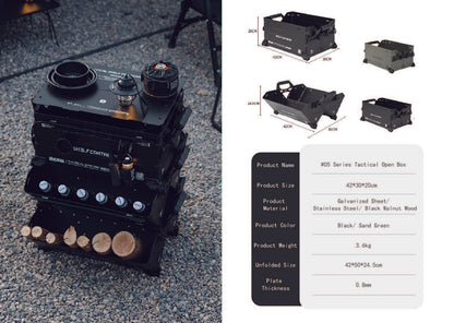 山趣（やましゅみ） SHINETRIP シャイントリップ #05 Series Tactical Open Box（A458-D00 / A458-H00）タクティカルオープンボックス