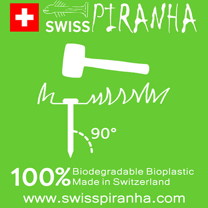 SwissPiranha（スイスピラニア）GreenShark（グリーンシャーク）GSシリーズ 植物由来バイオプラスチック 超軽量テントペグ
