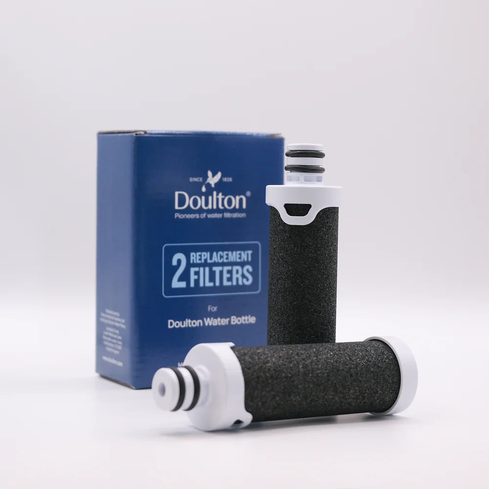 Doulton（ドルトン） Water Filter Bottle ウォーターフィルターボトル 580ml（フィルター付き）／交換フィルター4本セット W9310014 / W9310015 / W9310016 / W9124005