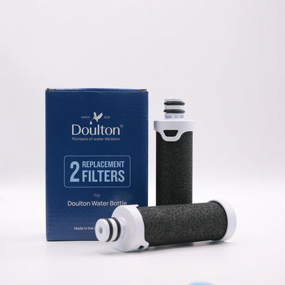Doulton（ドルトン） Water Filter Bottle ウォーターフィルターボトル 580ml（フィルター付き）／交換フィルター4本セット W9310014 / W9310015 / W9310016 / W9124005