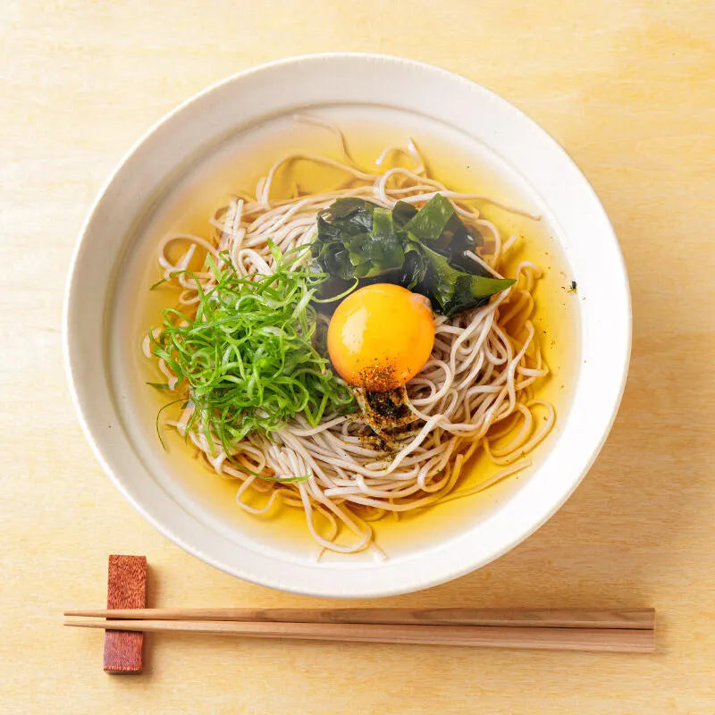 GOOD NATURE MARKET グッドネイチャーマーケット 九条ねぎと深煎七味香る地鶏の旨出汁そば 10個セット 即席そば