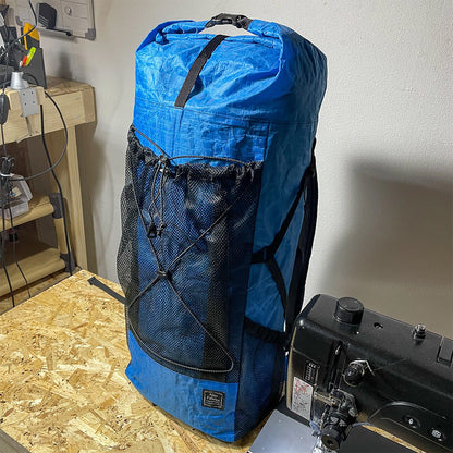 Ajito Fabrics UL Backpack 30L DCF Hybrid 2.92oz Blue