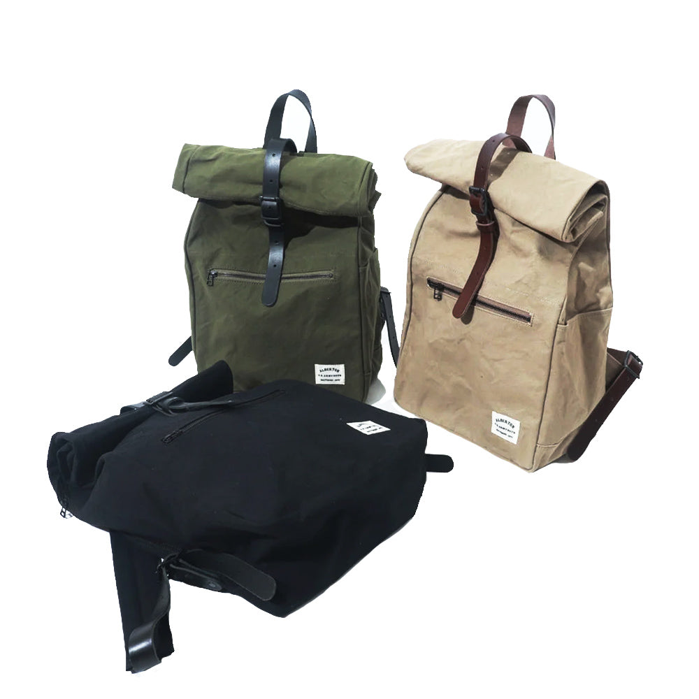 ALBERTON US Military Canvas ARMY DUCK Roll Backpack