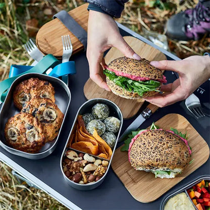 Black Blum Sandwich Box L Lunch Box Stainless Steel Lunch Series black+blum