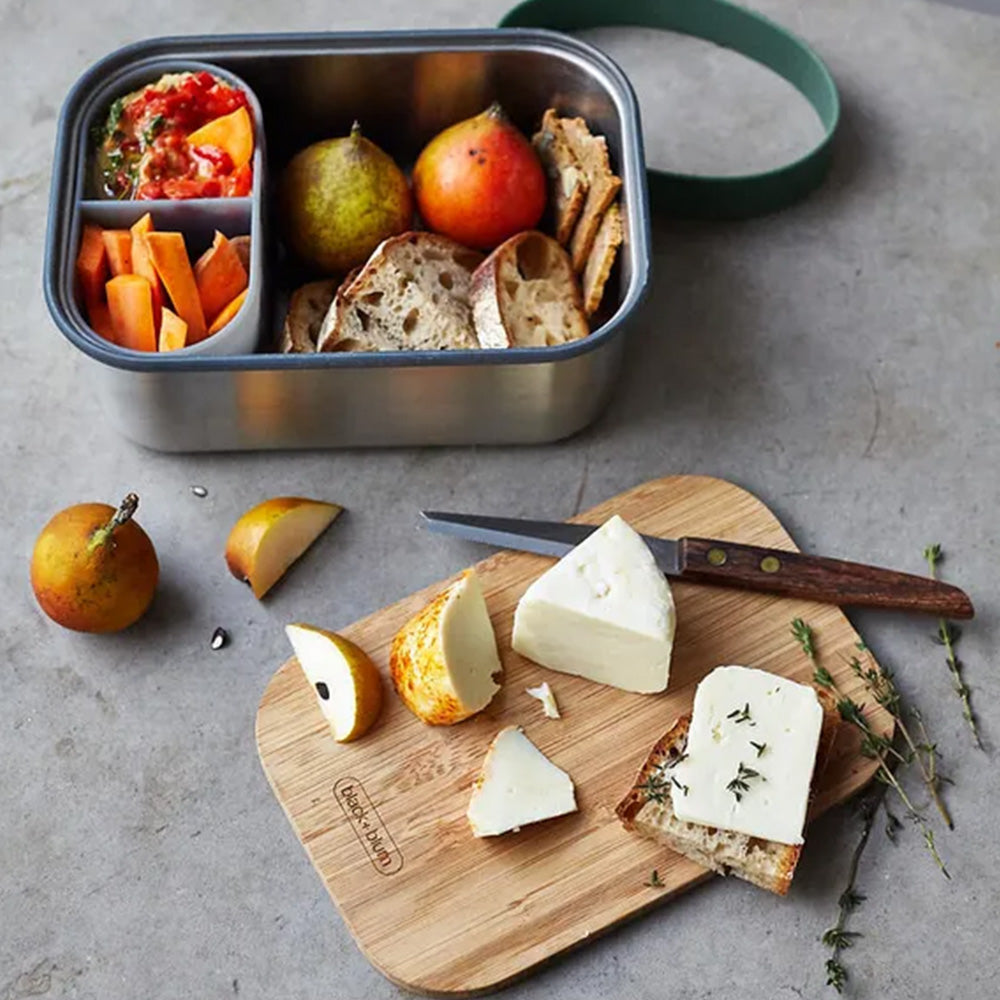Dint Box Black Blum Sandwich Box L | Stainless Steel Lunch Box - Outdoor, Sports ...