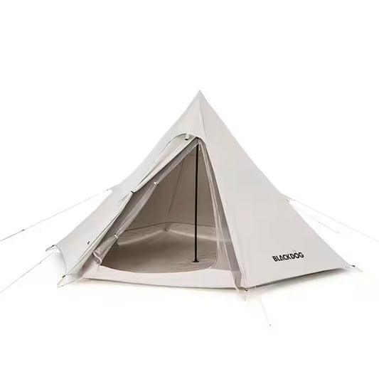 BLACKDOG Tepee Tent Black Dog Teepee Tent for 5 People, Beige