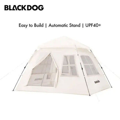 BLACKDOG 2-doors 4-window Auto Tent Black Dog 2-door 4-window Auto Tent for 3-4 people