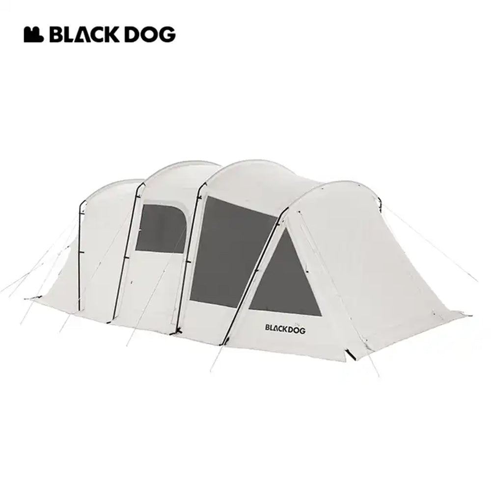 BLACKDOG Big Tunnel Tent Beige Black Dog Big Tunnel Tent Beige UPF50 3-4 Person