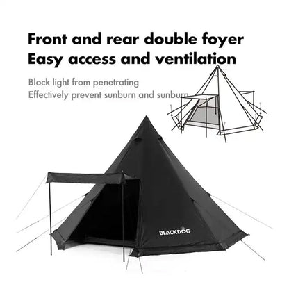 BLACKDOG Hexagon TP Tent Black Dog Hexagon TP Tent