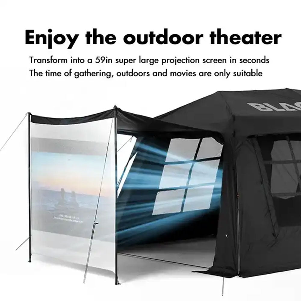 BLACKDOG Black Dog One Bedroom One Living Room Automatic Tent UPF50 for 3-4 People