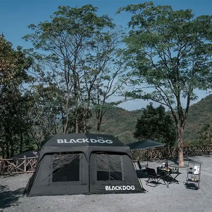 BLACKDOG Black Dog One Bedroom One Living Room Automatic Tent UPF50 for 3-4 People