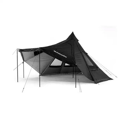 BLACKDOG Pyramid Barn Tent Black Dog Pyramid Barn Tent Teepee Tent for 5 People