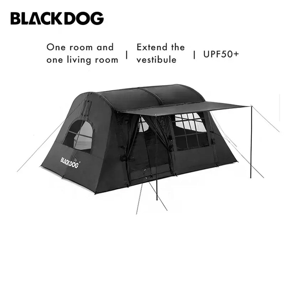 BLACKDOG AIRPOLE TENT 1.0 Black Dog Air Pole Tent 1.0 Inflatable Automatic Tent for 2-4 People