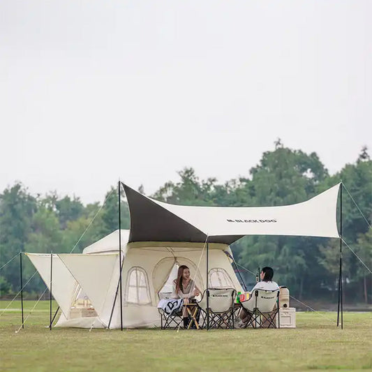 BLACKDOG Seeye cabin auto tent fullset with tarp Black Dog Seeeye cabin auto tent fullset with tarp