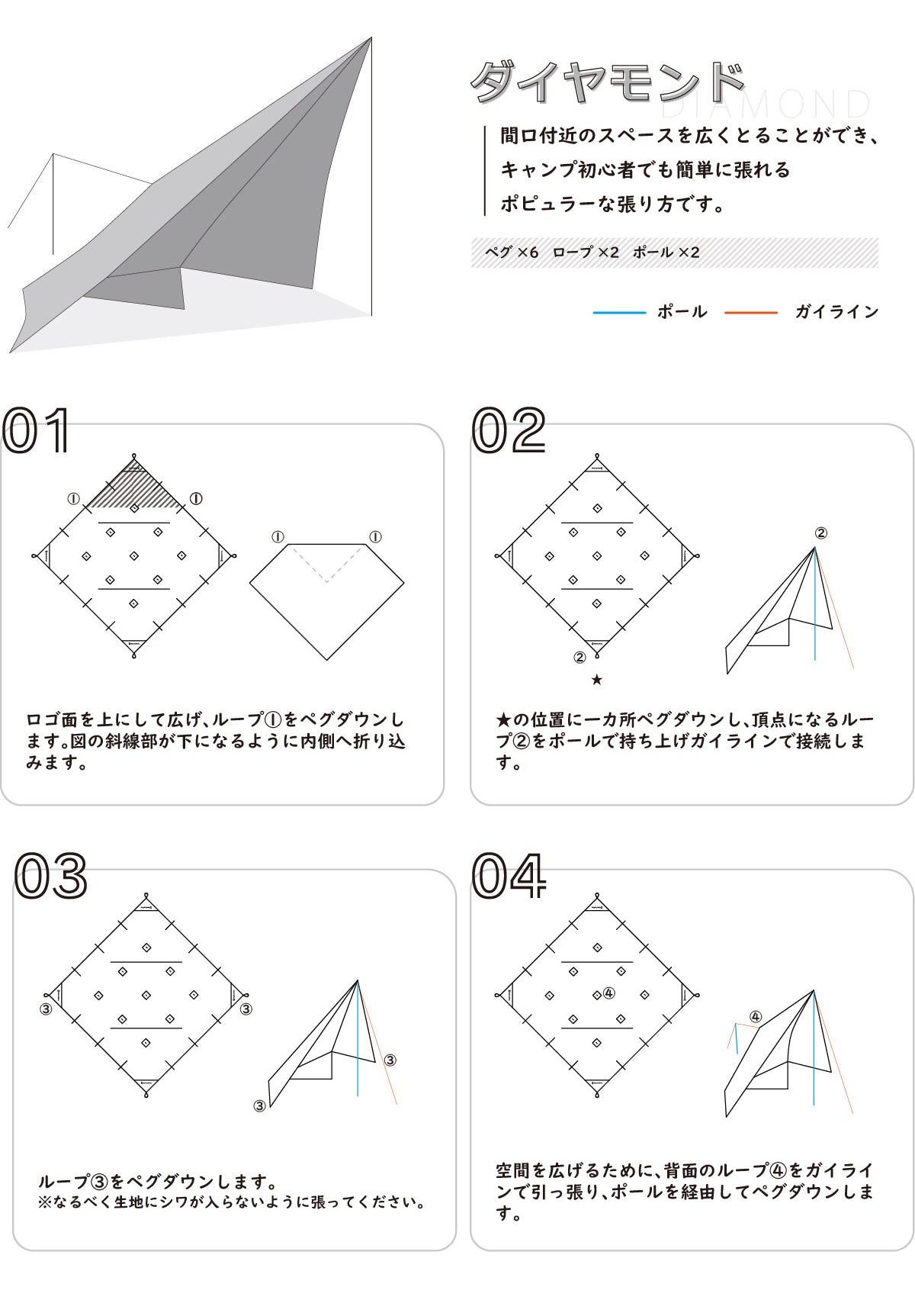 ブッシュタープ コットン混紡 ソロキャンプ ブッシュクラフト Bush Craft bush tarp