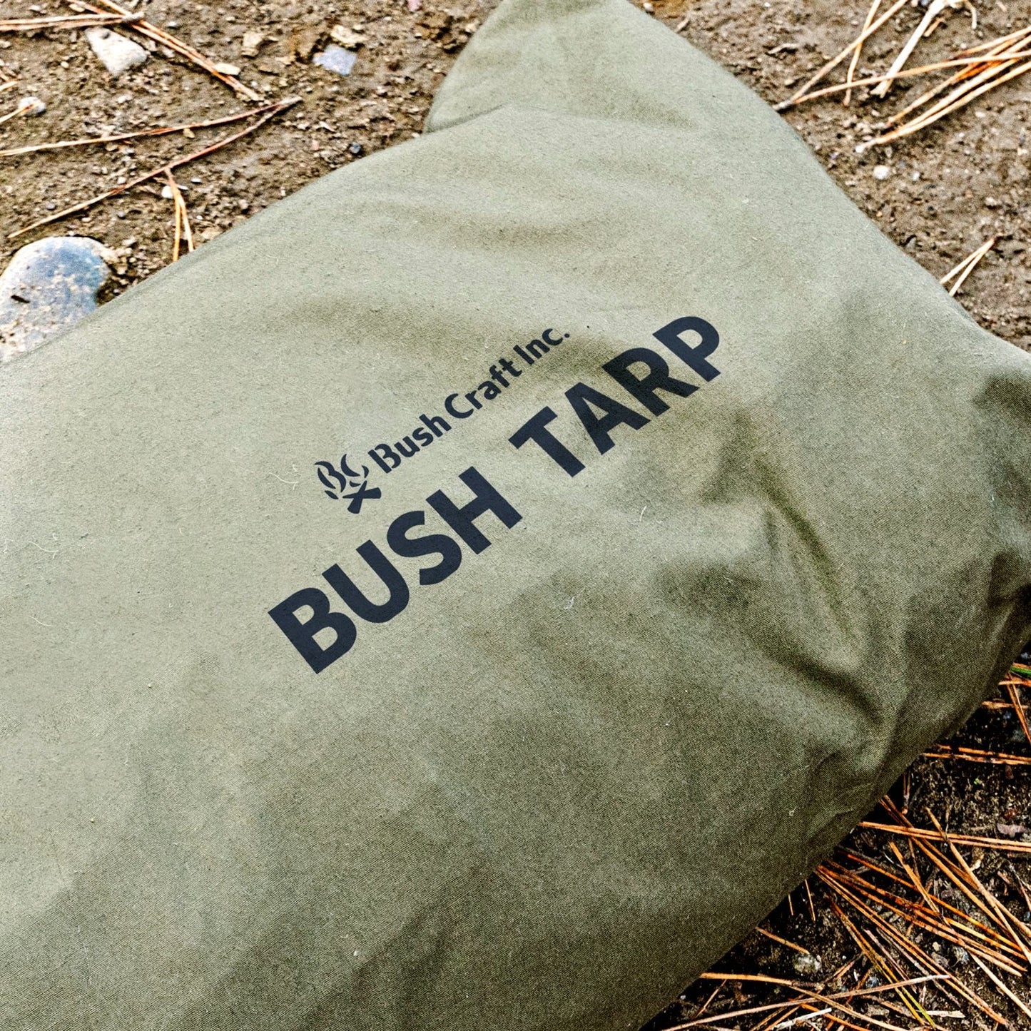 ブッシュタープ コットン混紡 ソロキャンプ ブッシュクラフト Bush Craft bush tarp