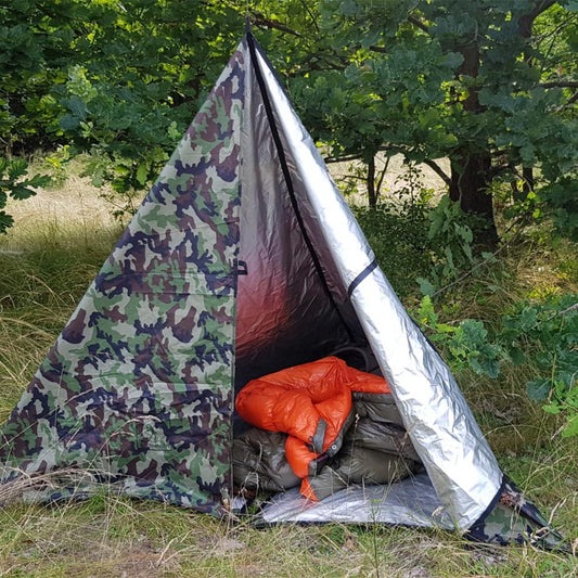 BUSHMEN Travel Gear THERMO Tarp camo Bushmen Travel Gear Thermo Tarp camo