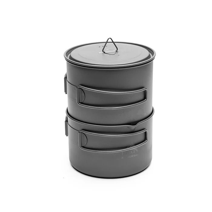 TOAKS（トークス） Titanium Freedom Cookset 2PC チタン フリーダム クックセット 2PC 1500mlポット＆800mlポットセット CS-11