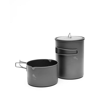 TOAKS（トークス） Titanium Freedom Cookset 2PC チタン フリーダム クックセット 2PC 1500mlポット＆800mlポットセット CS-11
