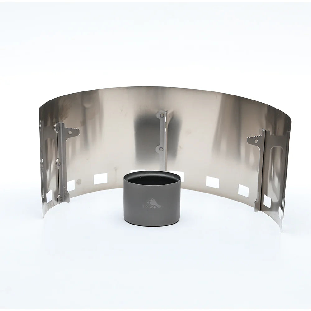 TOAKS（トークス） Windscreen Stand, Alcohol Stove and Pot-750 Combo チタン アルコールストーブ クックセット 750mlポット付き CS-13