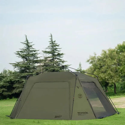 山趣（やましゅみ）／SHINE TRIP Outdoors（シャイン・トリップ アウトドアーズ）#05 オートドームキャノピー｜自動展開式キャノピーシェルター