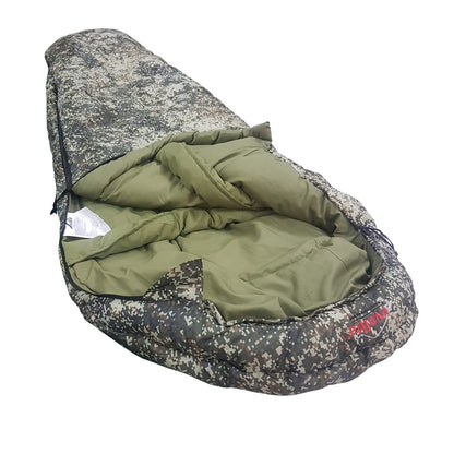 Evolite（エボライト）Alaska Camo Sleeping Bag -15°C アラスカカモ 4シーズン化繊シュラフ デジタルカモフラージュ