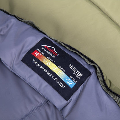Evolite（エボライト）Hunter Connectable Double Sleeping Bag -32°C ハンター 連結式2人用化繊シュラフ 2個セット