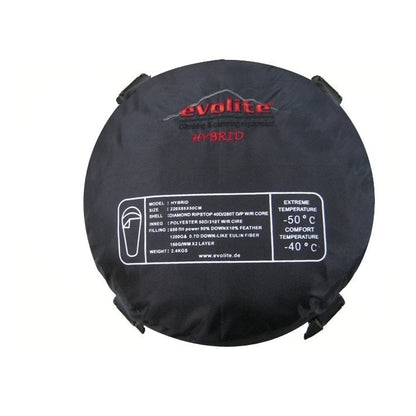 Evolite（エボライト）Hybrid Sleeping Bag -50°C ハイブリッド マミー型ダウンシュラフ
