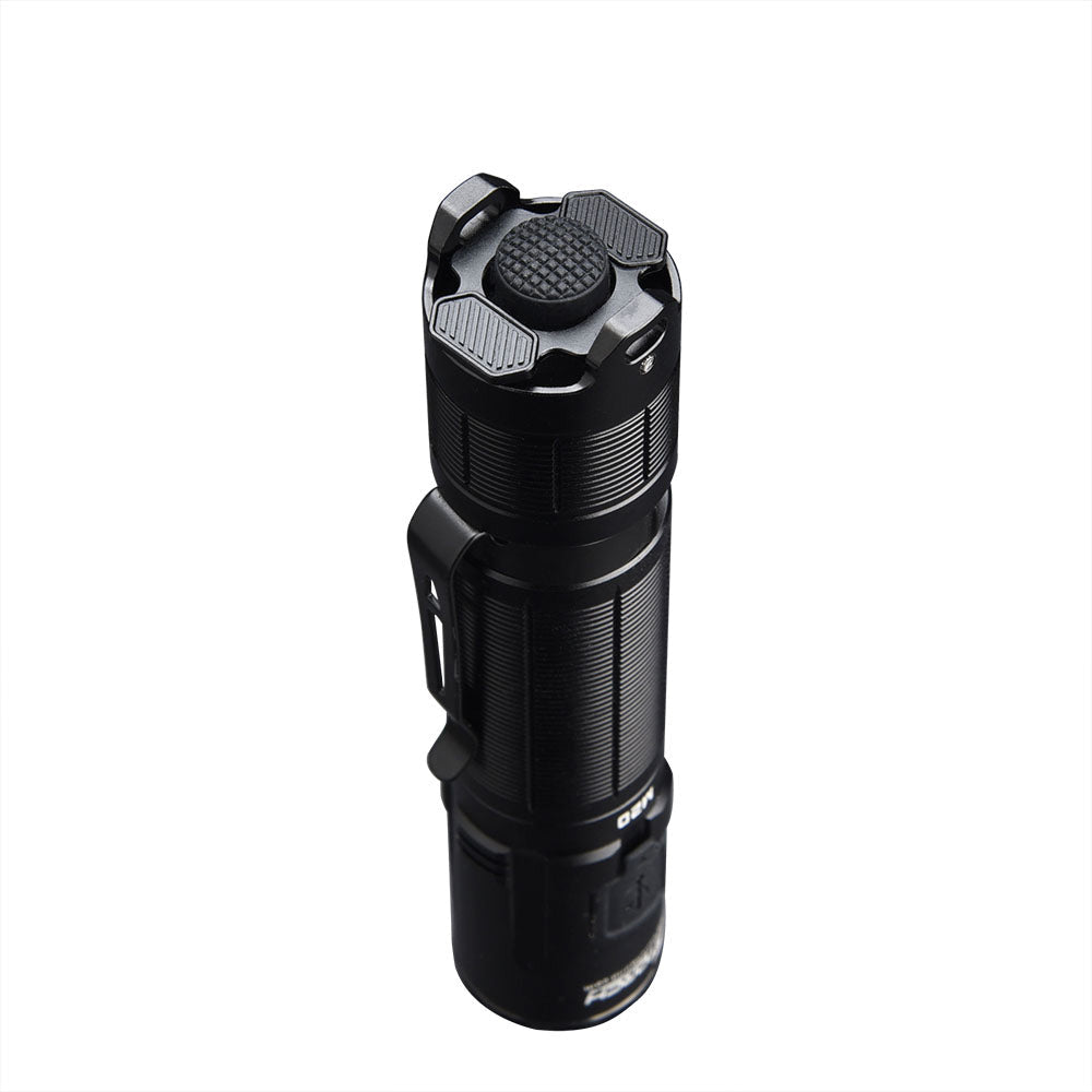 フィトーチ タクティカル LED フラッシュライト 3000ルーメン 充電式 超高輝度 Fitorch M20 PROFESSIONAL TACTICAL FLASHLIGHT 3000LMS