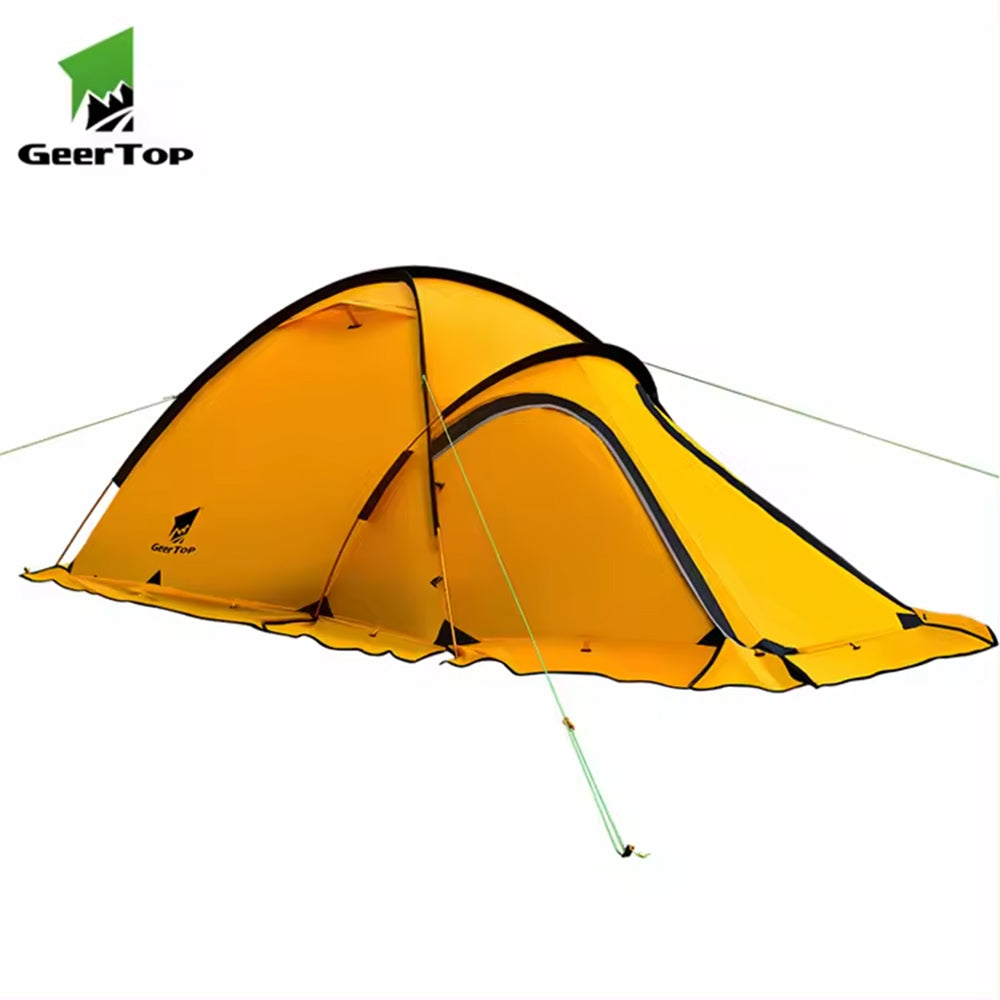 Geertop Gear Top 2-Person Mountaineering Tent, Double Layer, Waterproof, Ultralight, Mountaineering