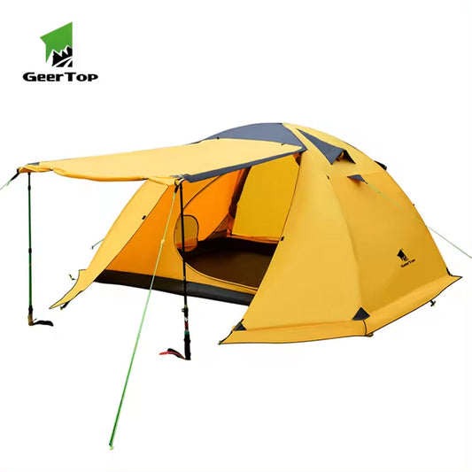 Geertop Gear Top Alpine Tent Sunshade Waterproof 4 Person Ultralight Camping Tent