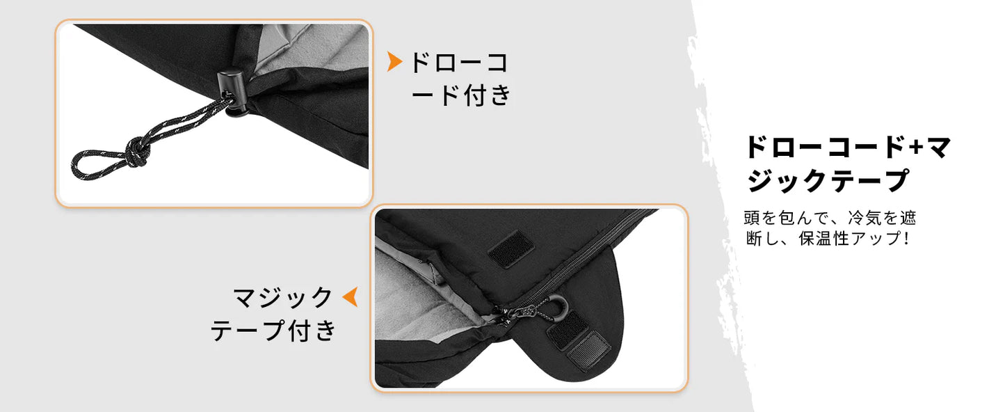 【KingCamp｜キングキャンプ】KAUAI 400｜3in1封筒型寝袋＆ブランケット｜フランネル裏地・オールシーズン対応