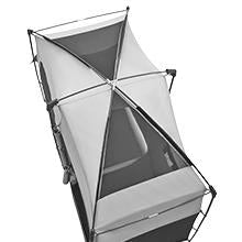 【KingCamp｜キングキャンプ】着替えテント 簡易シャワールーム トイレ更衣室 2人用ポータブルシャワー付き（ブラック／ミディアムグレー）