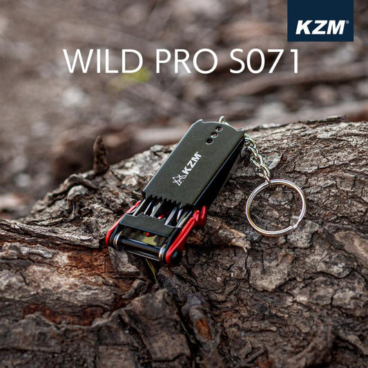 KZM WILD PRO S071 多功能工具刀起子開罐器開罐器檔案刮刀智慧型手機支架 Kazumi Outdoor KZM OUTDOOR WILD PRO S071