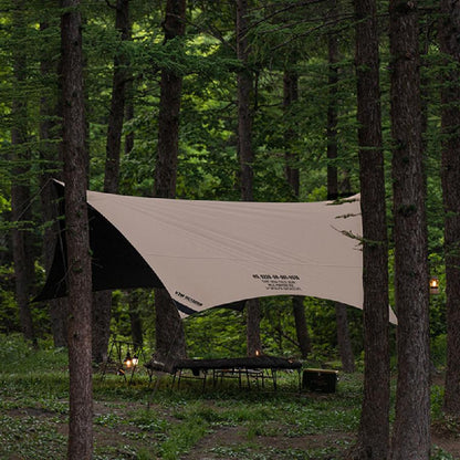 KZM ワイルドフィールドヘキサタープ ヘキサタープ タープ 防水 撥水 UVカット カズミ アウトドア KZM OUTDOOR WILD FIELD HEXA TARP