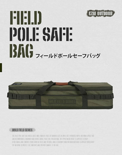 KZM Field Pole Safe Bag Lightweight Camping Bag Pole Bag Tool Bag Kazumi Outdoor KZM OUTDOOR