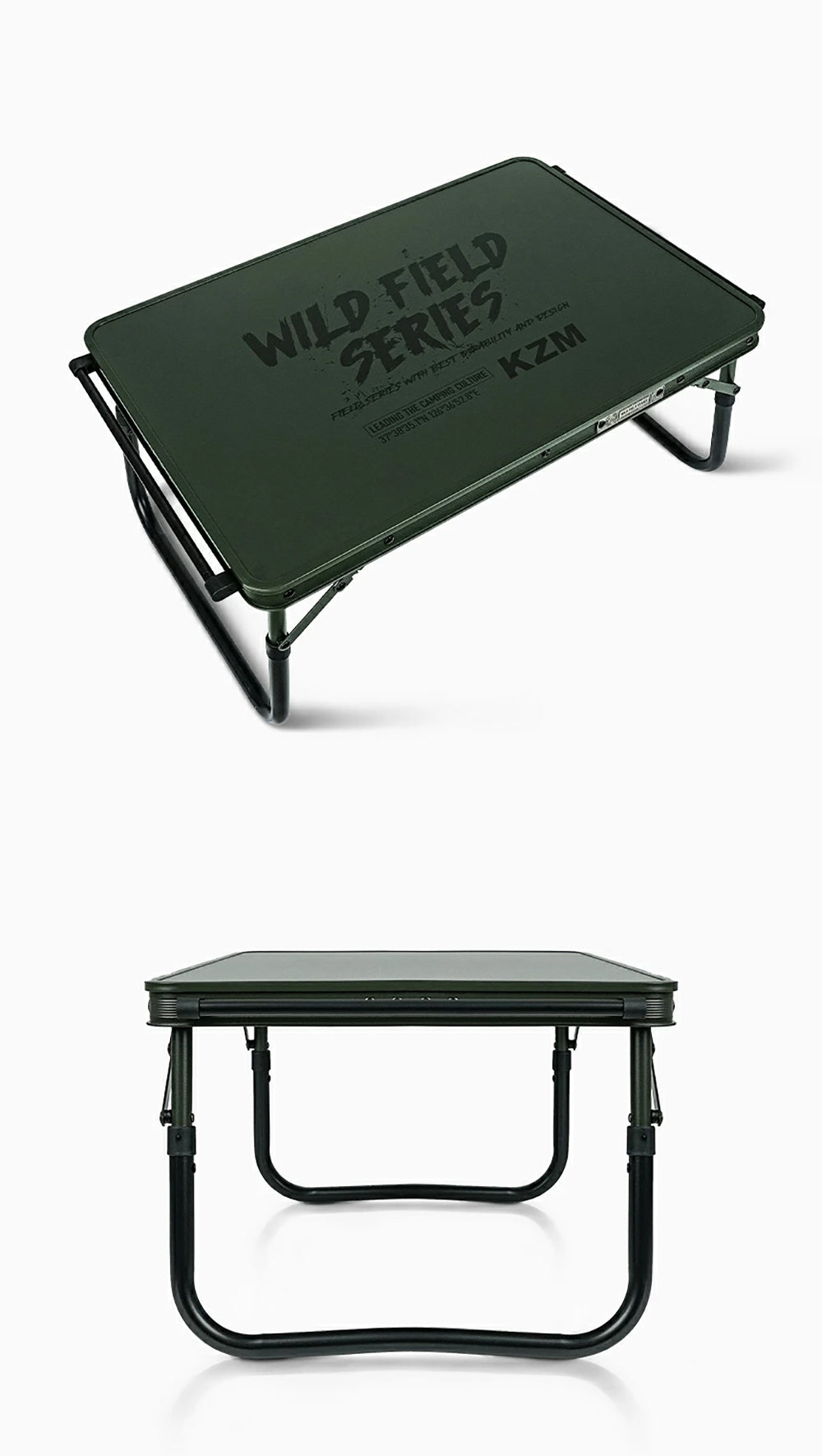 KZM Wild Field Grand Table Mini Aluminum Steel Easy to set up Foldable Kazumi Outdoor KZM OUTDOOR