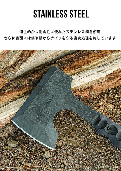 KZM フィールドレノカンアックス アウトドア手斧 薪割り 斧 ナイフ 薪割 カズミ アウトドア KZM OUTDOOR