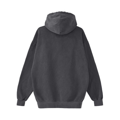 MT. BUKO Graphic Hoodie ヴィンテージウォッシュ 武甲山プリントパーカー black image